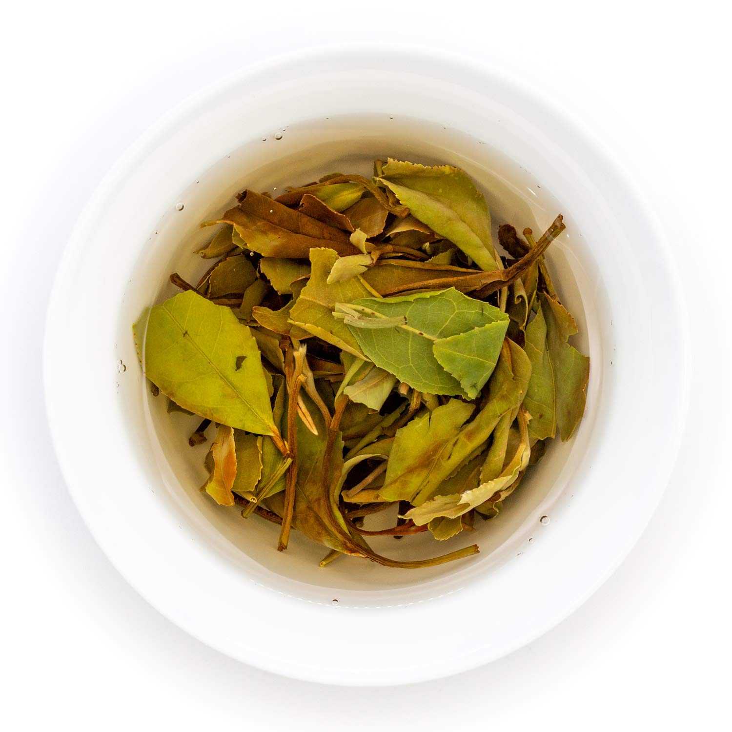 oriarmcha 125g / 4.4oz Fuding White Peony Tea Loose Leaf - Bai Mu Dan White Tea Leaves - Bai Mudan Yuqian 3rd Grade - Caffeine Level Low Naturally Processed