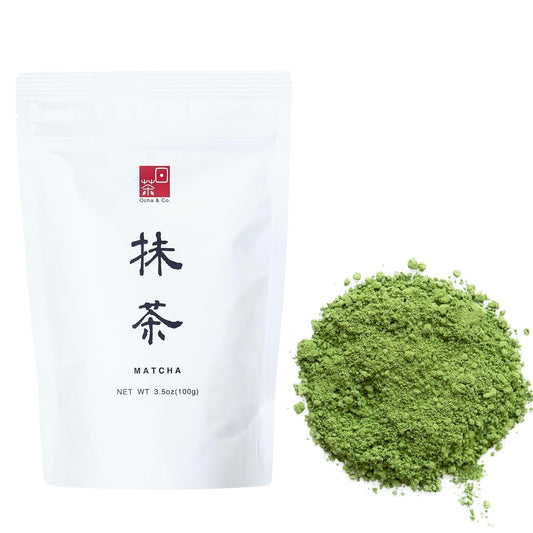 Ocha & Co. Itsumo Matcha - Classic Grade - Japanese First-Harvest Matcha Green Tea Powder - Traditionally Stone-Milled, 100g.