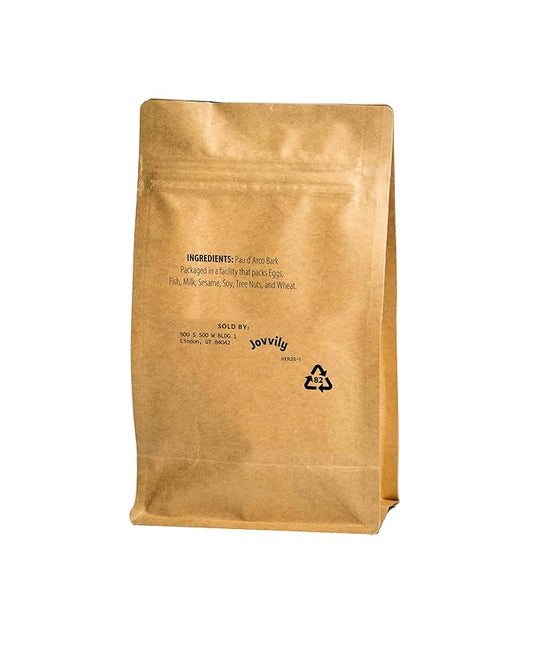 Jovvily Pau D'Arco - 4 oz - Cut & Sifted - Herbal Tea - Caffeine Free