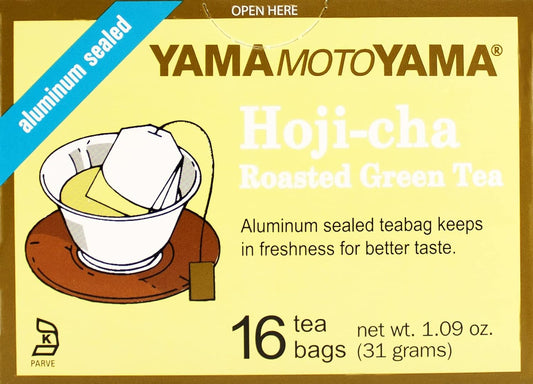 Yamamotoyama Hojicha Green Tea, 16 Count (Pack of 6)