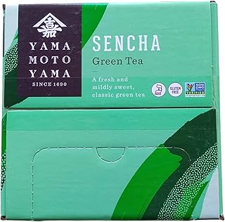 Yamamotoyama Sencha Green Tea Bags, Value Pack, 90 Tea Bag Count, Caffeinated