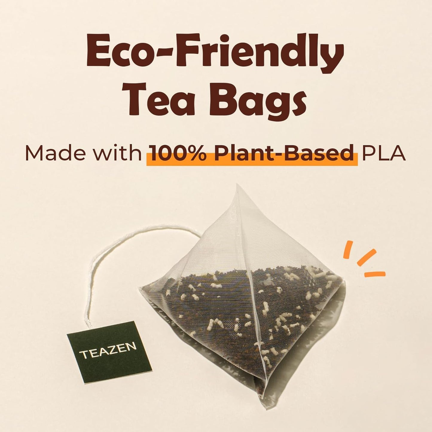 TEAZEN Honey Black Tea Bags, Zero Sugar Black Tea with Honey – 15 Tea Bags (1 Pack)