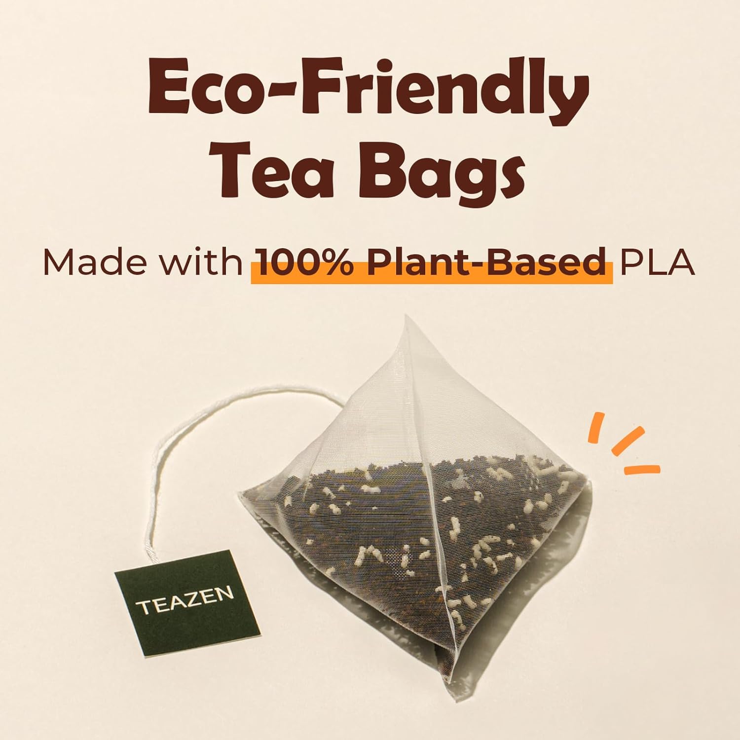 TEAZEN Honey Black Tea Bags, Zero Sugar Black Tea with Honey – 15 Tea Bags (1 Pack)
