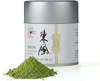 SUGIMOTO TEA Matcha Ceremonial Grade Japanese Matcha Powder "KOCHI" 1.05 oz (30 g)