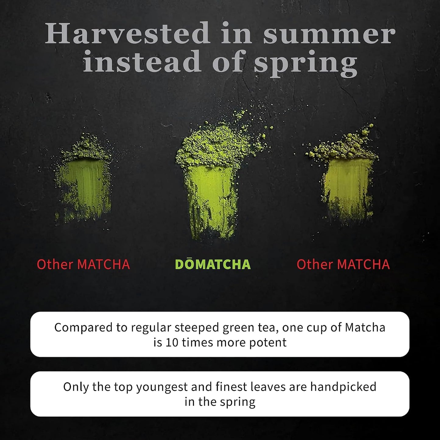 DoMatcha - Organic Ceremonial Green Tea Matcha Powder, Natural Source of Antioxidants, Caffeine, and L-Theanine, Promotes Focus and Relaxation, Kosher, 75 Servings (2.82 oz)