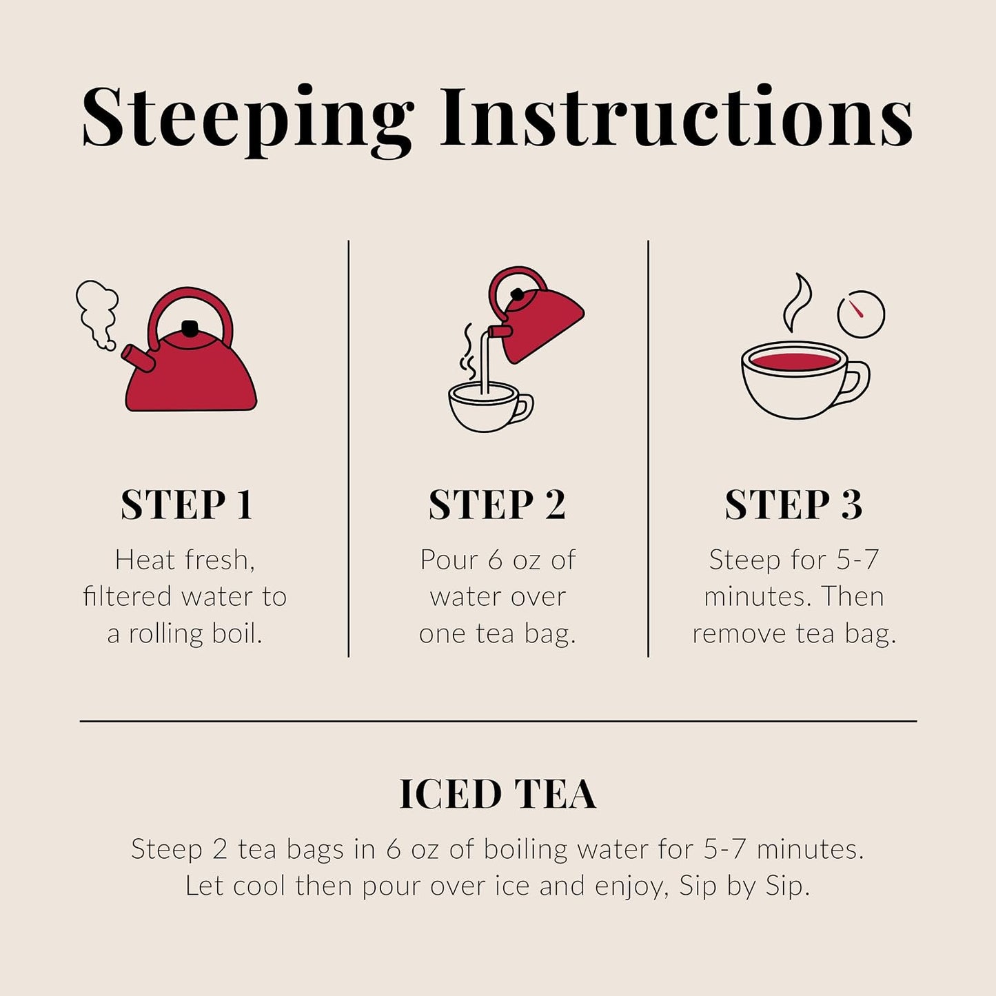 The Republic of Tea SuperFlower Hibiscus Strawberry Herbal Tea, 36 Count | Caffeine Free. Suitable for day or evening sipping. Bright and tart with notes of soft vanilla. Gluten Free and Carb Free.