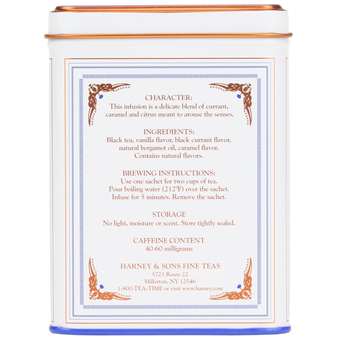 Harney & Sons Paris Flavored Black Tea – 20 Sachets | Fruity Vanilla & Caramel Blend with Hint of Lemony Bergamot