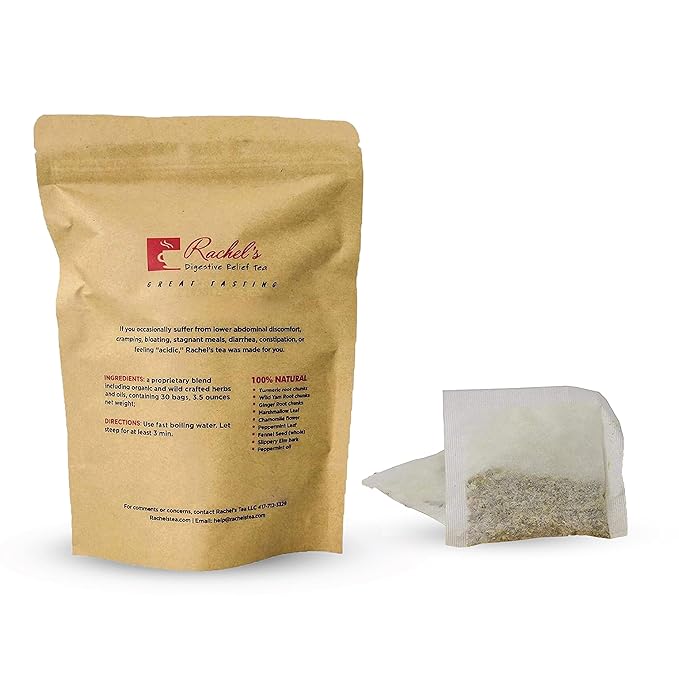 (120 Bags/240 Cups) Rachel’s Tea: Turmeric, Wild Yam, Ginger, Marshmallow, Chamomile, Peppermint, Fennel Slippery Elm