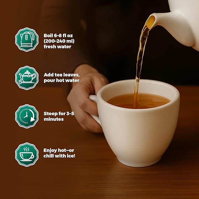 USA Fresh Mango Leaf Tea – 100% Pure, Wild-Harvested Herbal Tea, Naturally Caffeine-Free, No Additives or Preservatives, Premium Loose Leaf, Grown and Packed in the USA (100 Leaves)
