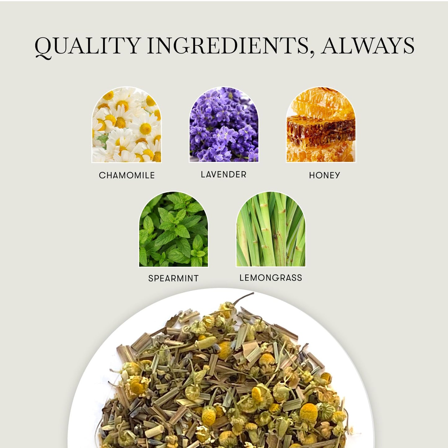 Luxmi Estates Chamomile Honey Loose Leaf Tea 50g/1.76oz (25 Cups) for Relaxation &amp; Calm | Caffeine Free