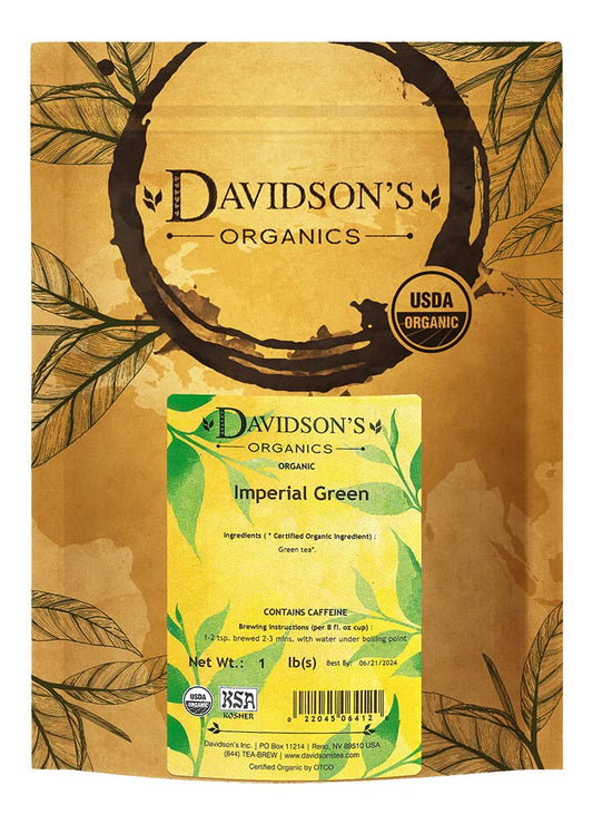 Davidson's Tea Bulk, Imperial Green Tea, 16-Ounce Bag