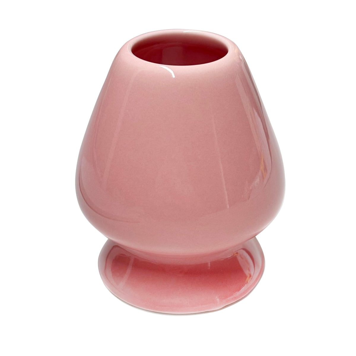 AIYICIII Matcha Whisk Holder – Ceramic Chasen Stand for Bamboo Matcha Whisk, Japanese Tea Set Accessory (Pink)