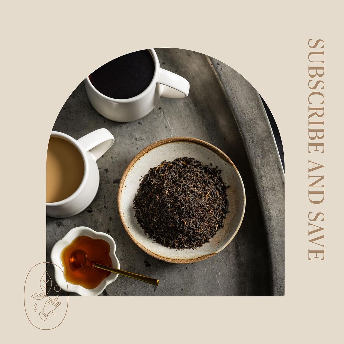 Rishi Tea English Breakfast Organic Black Loose Leaf Tea, Caffeinated, 1lb | Energizing and Strong Pure Black Tea, Enjoy Hot or Iced, Sustainable, 45+ Servings