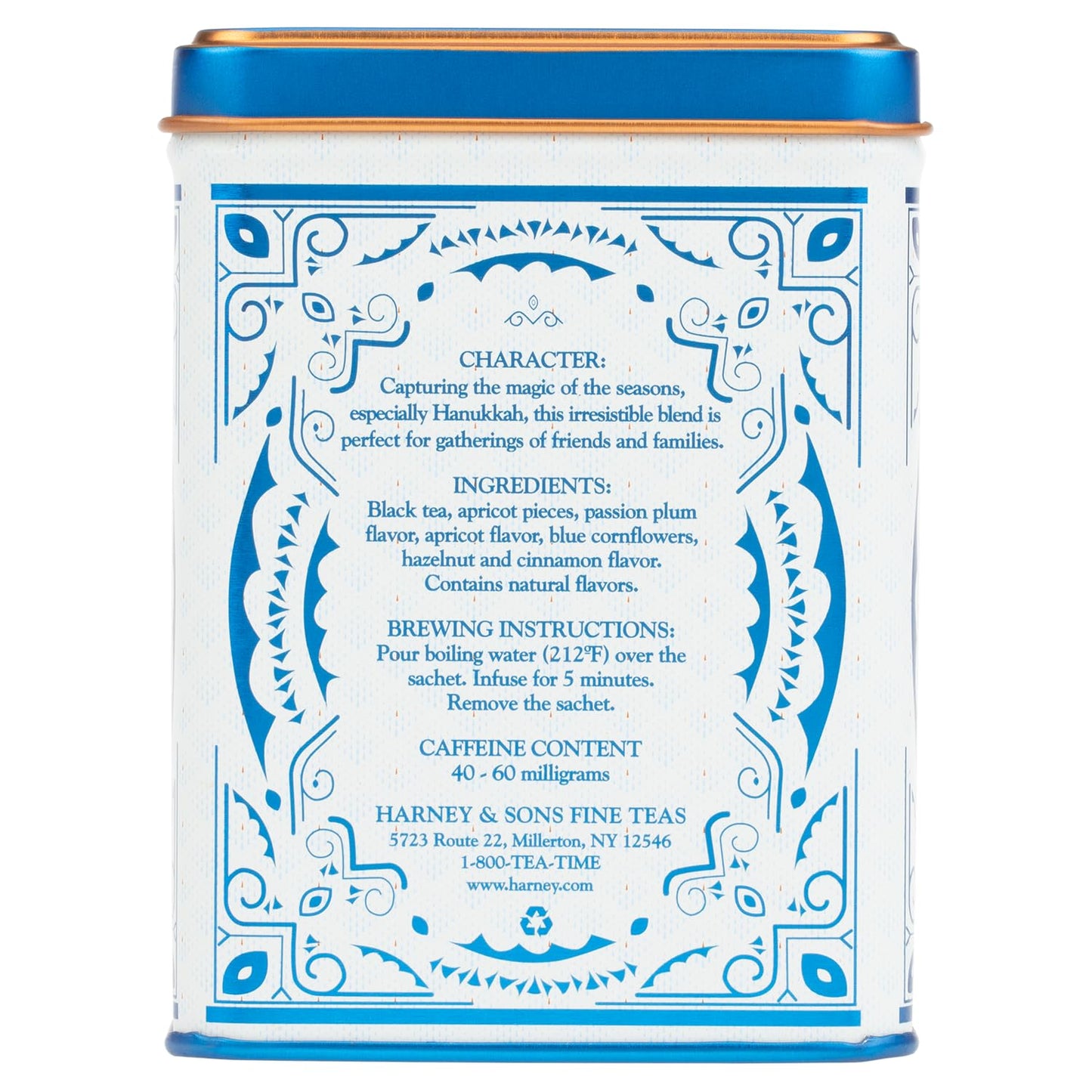 Harney & Sons CELEBRATION Tea 20 ct Sachet TIn
