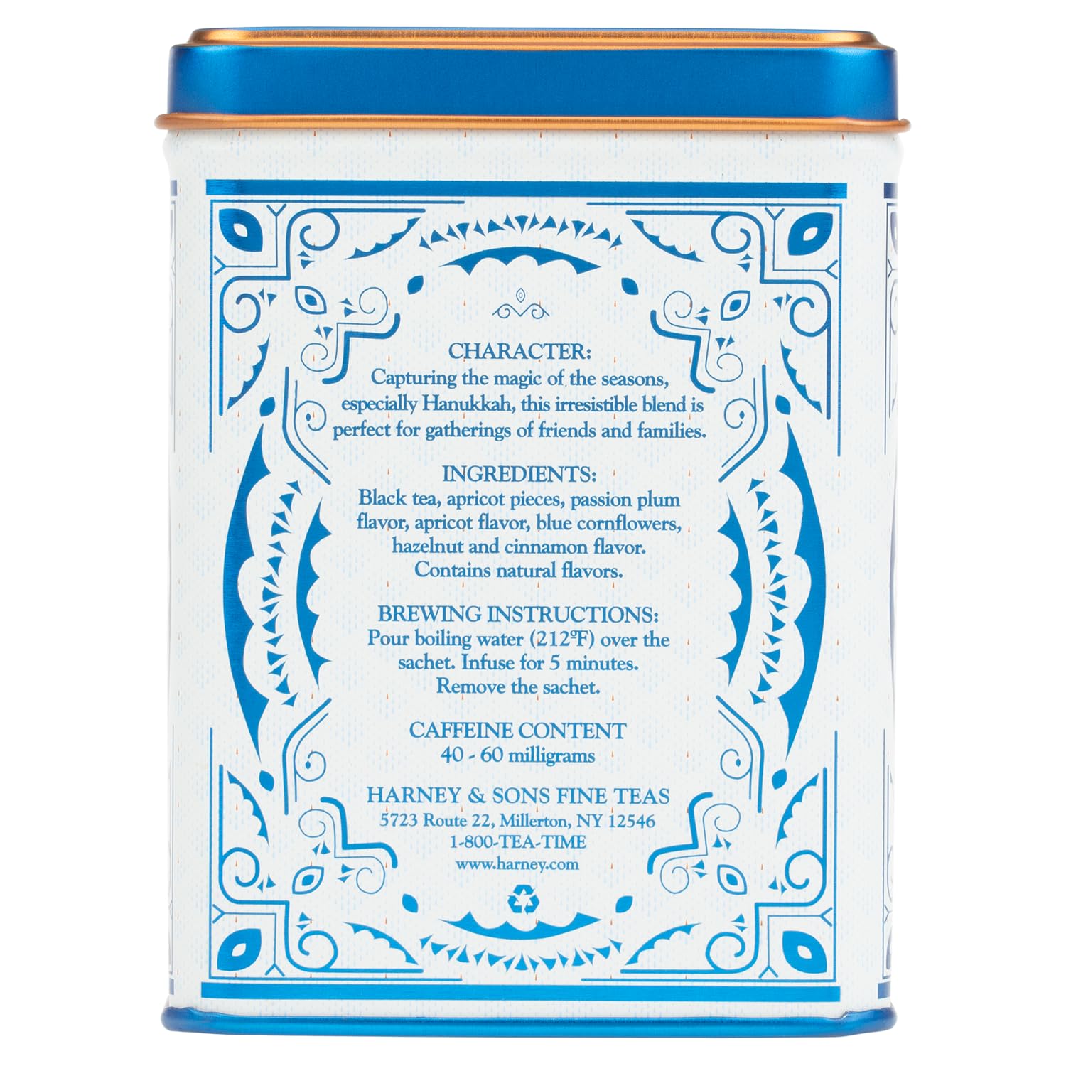 Harney & Sons CELEBRATION Tea 20 ct Sachet TIn