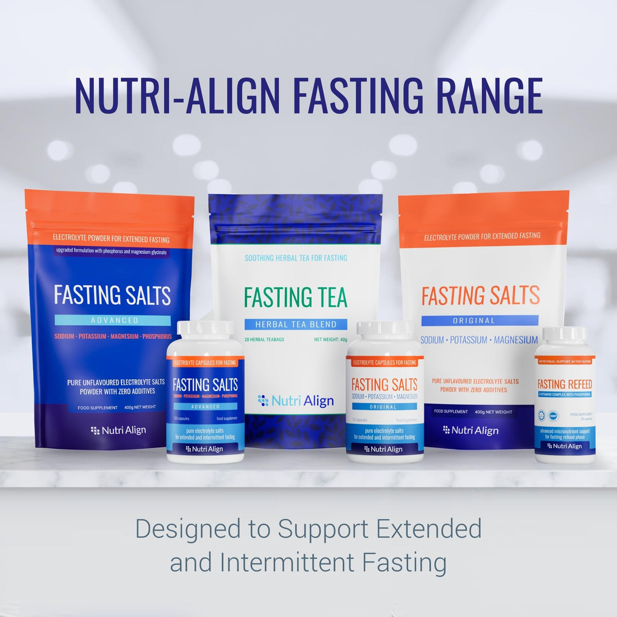 Nutri-Align Fasting Tea | 20 Herbal Teabags Chamomile Dandelion & Rosehips