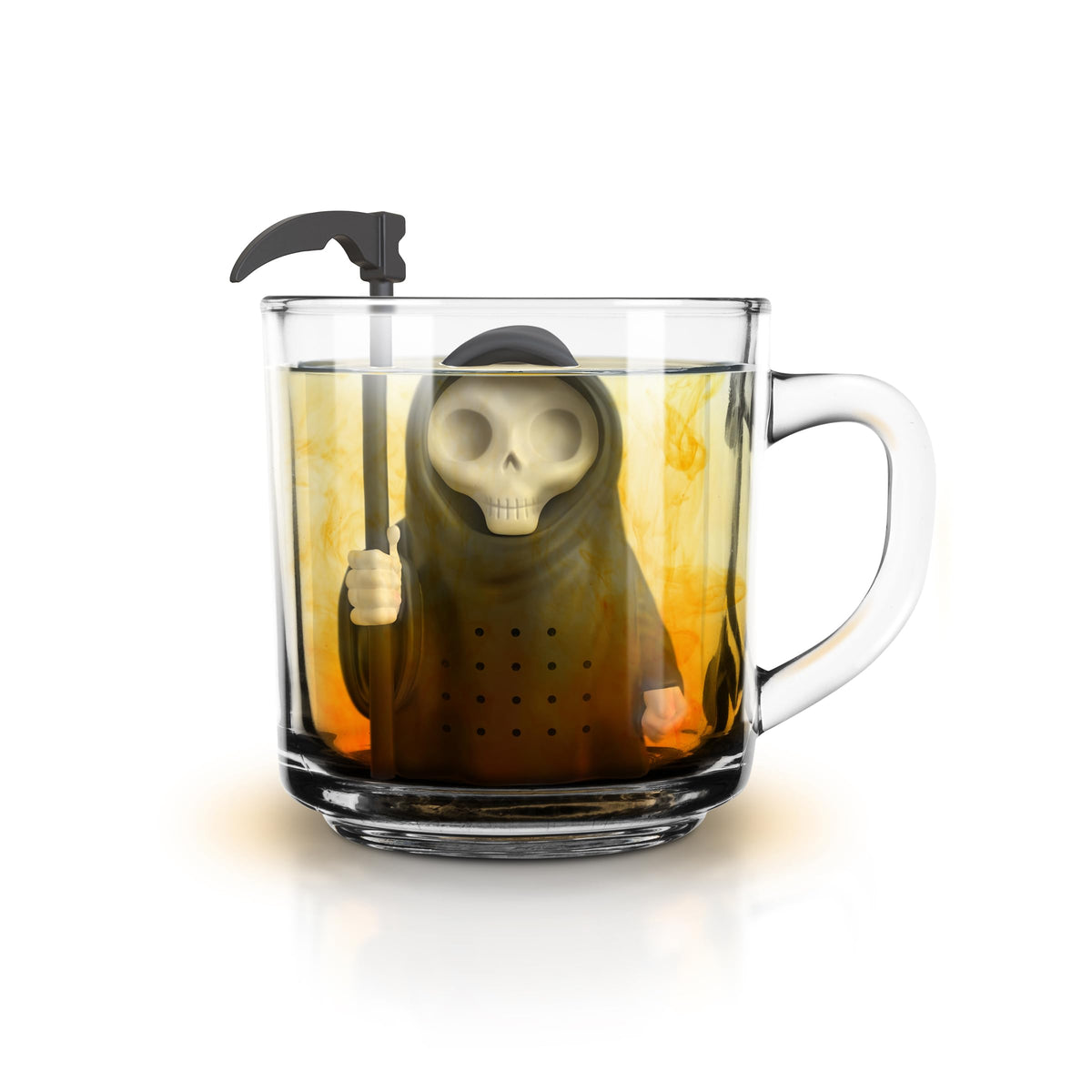 Fred & Friends Genuine Fred GRIM STEEPER Grim Reaper Tea Infuser, Silicone, 3.75" Tall