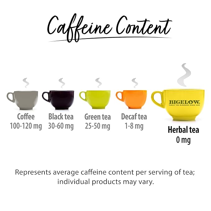 Bigelow Tea Blackberry Citrus Plus Zinc Herbal Tea, Caffeine Free Tea with Blackberry, 18 Count Box (Pack of 6), 108 Total Tea Bags