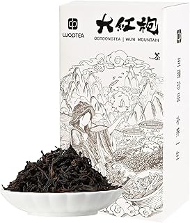 luoptea Da Hong Pao Rock Oolong Tea with Floral Aroma- Handcrafted Premium Oolong Loose Leaf from our Own Family Tea Garden in Wuyi Mountain, China -Handpicked & Charcoal Roasted for Rich（150g）
