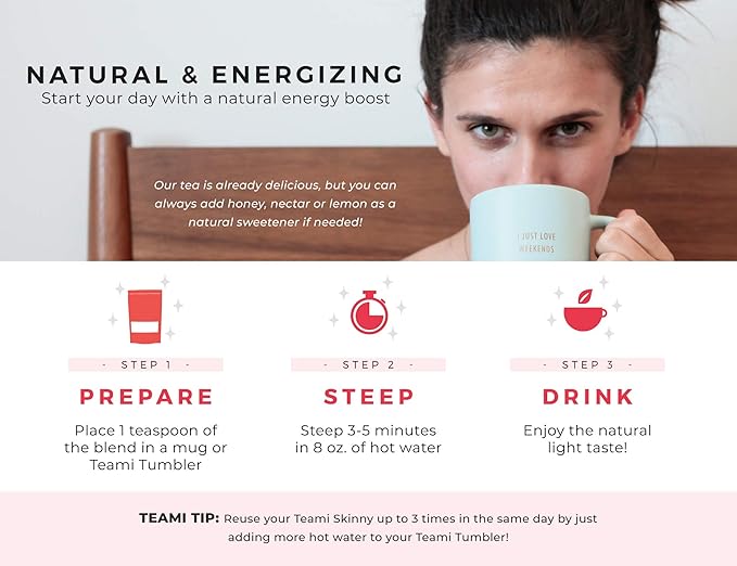 Teami® 30-Day Herbal Tea Pack: All-Natural Teatox Kit with Teami Skinny & Teami Loose Leaf Herbal Teas (Lemon)