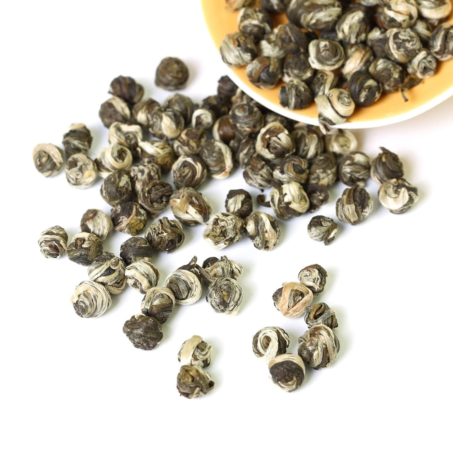 GOARTEA - Jasmine Dragon Pearls - 4Pcs 250g / Total 35.2oz Nonpareil Supreme Grade - Jasmine Pearl Green Tea - Chinese Green Tea Loose Leaf