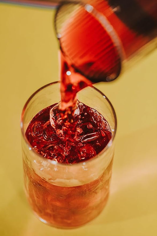 IntegriTEA Organic Hibiscus Tea Bags for Hibiscus Iced Tea - 6-Bag Unsweetened Iced Tea Pack for 6 Gallons of Tea - Hot or Cold Brew Iced Tea Bags