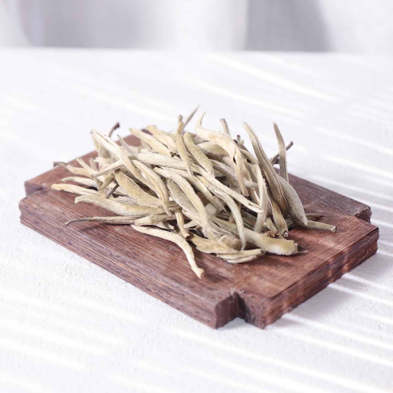 FullChea - White Tea Loose Leaf - Yunnan Silver Needle White Tea - Low Caffeine - Bai Hao Yin Zhen - Refreshing Woody Aroma - 2.5oz/71g (Pack of 2)