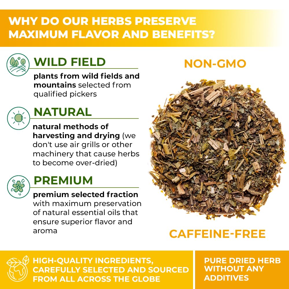 4 oz. Celandine Herb Herbal Tea (Chelidonium Majus) - 113g Herb Tea Celidonia Celandines