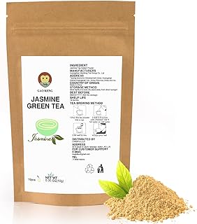 Taiping HK Jasmine Instant Green Tea Classic-100% Tea Leaves 10 Single Serve Stick Packs Unsweetened No Additives On-the-Go for Travel, Work, Outdoors , Helps Support Digestive Health Hot or Iced Teas (10Count)
