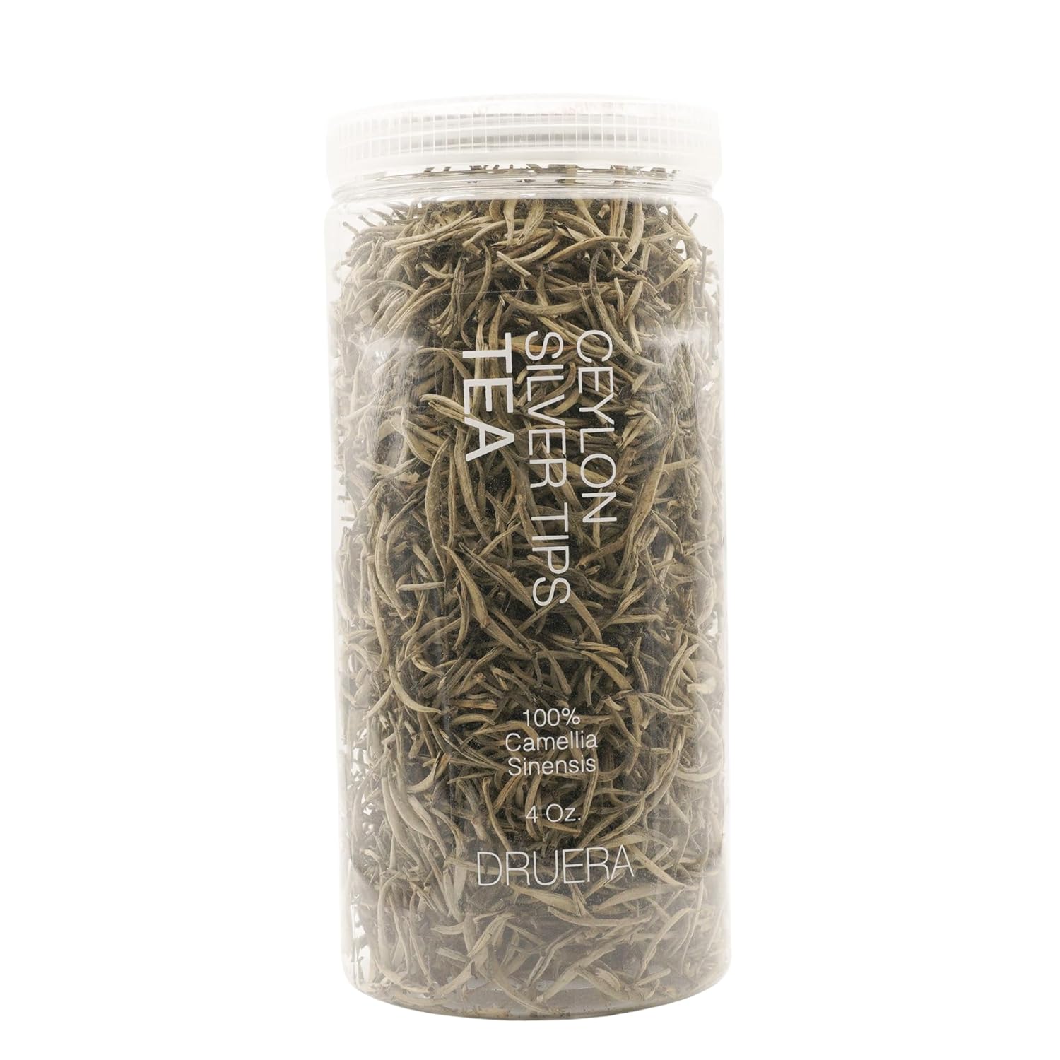 Silver Tips Tea 4 Oz (110 Grams) - makes over 100 cups of Tea, Freshly harvested and shipped from Ceylon by DRUERA