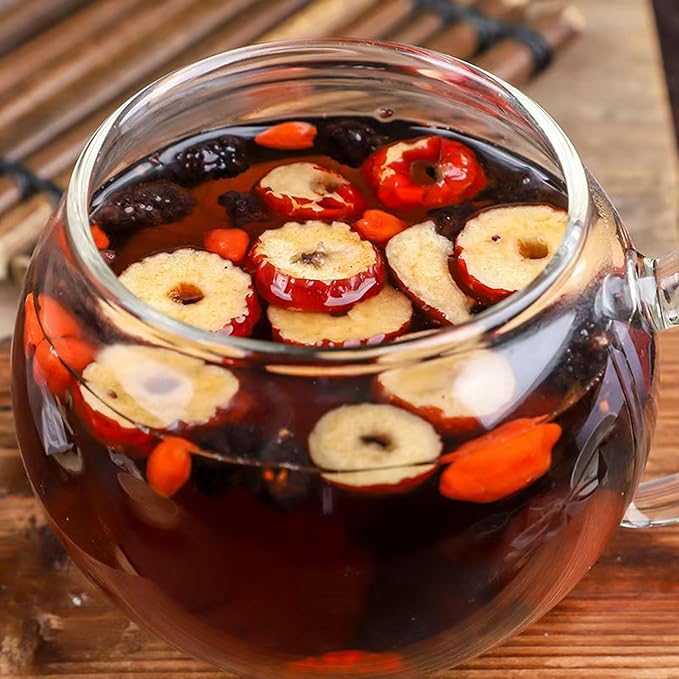 Ginseng Five Treasures Tea, Kidney Tea, Ginseng Six Treasure Traditional KidneyTea for Men and Women, 7 Precious Ingredients Formula