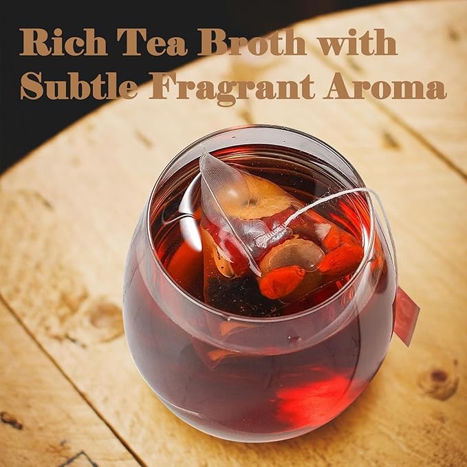 Kidney Herbal Tea Formula Ginseng Six Treasure Tea - Pure Natural Chinese Traditional Herbal Ginseng Six Treasure Herbal Tea Bag