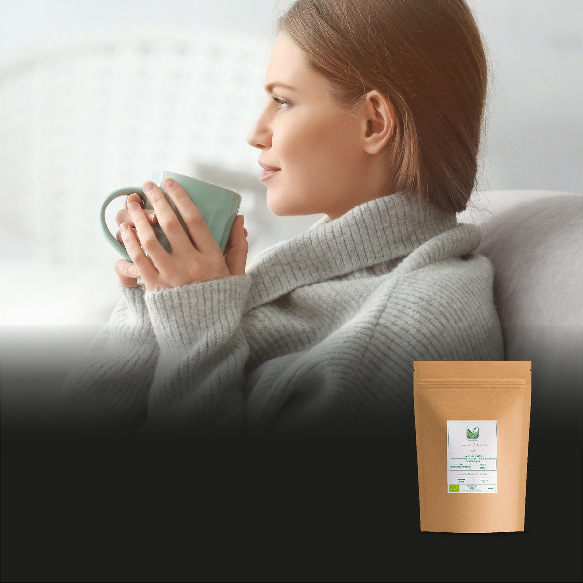 Valley of Tea Lemon Myrtle Organic Dried Leaves - Zesty Herbal Tea and Cooking