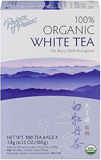 Prince of Peace Organic Premium White Tea 100 tea bags (Pack of 3)