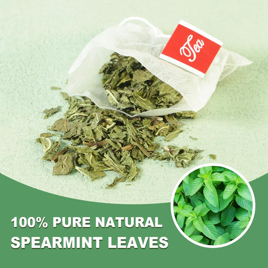 TEARELAE - Spearmint Tea Bags, 50 Count, Spearmint Leaves Herbal Tea