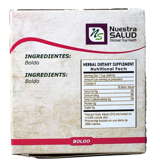 Boldo Leaves Tea Herbal Tea (20 Tea Bags) Detox Cleanser Tea