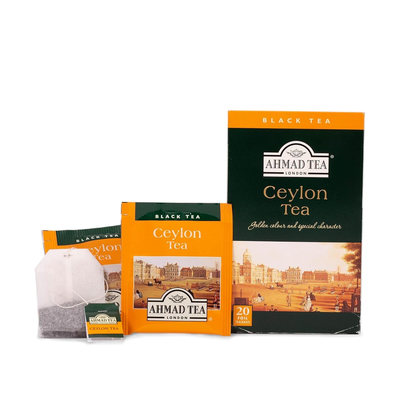 Ahmad Tea Ceylon Tea, 20-Count Boxes (Pack of 6)