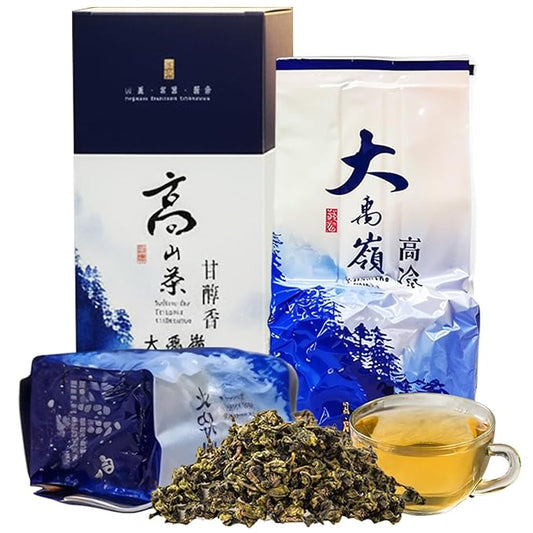 ZONE - 365 Oolong Loose Leaf Tea from Taiwan Alishan District - High Mountain Premium Quality in Aesthetic Tin, 70 Cups Fresh Smooth Unsweetened Loose Tea - 150 Gram (pack of 2)
