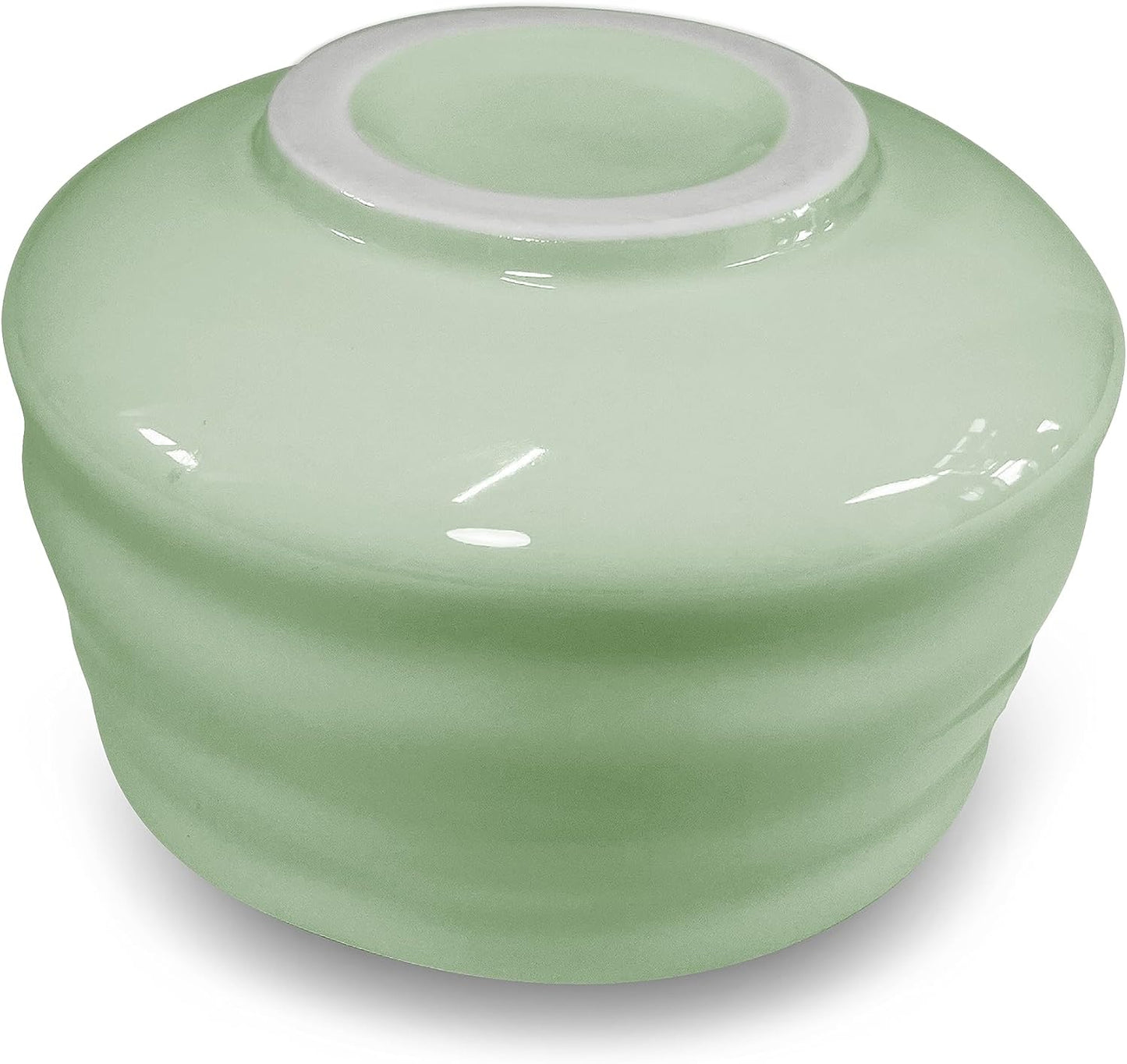 AIYICIII Japanese Ceramic Matcha Bowl Handmade Chawan 500ml (Matcha Green) | Handmade ceramic with smooth glaze, traditional chawan shape, ideal for matcha ceremony, tea rituals and daily use