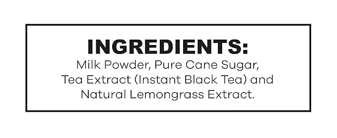 QuikTea Chai Tea Latte 4 Flavor Variety Pack, Cardamom/Masala/Ginger/Lemongrass, 34 Oz