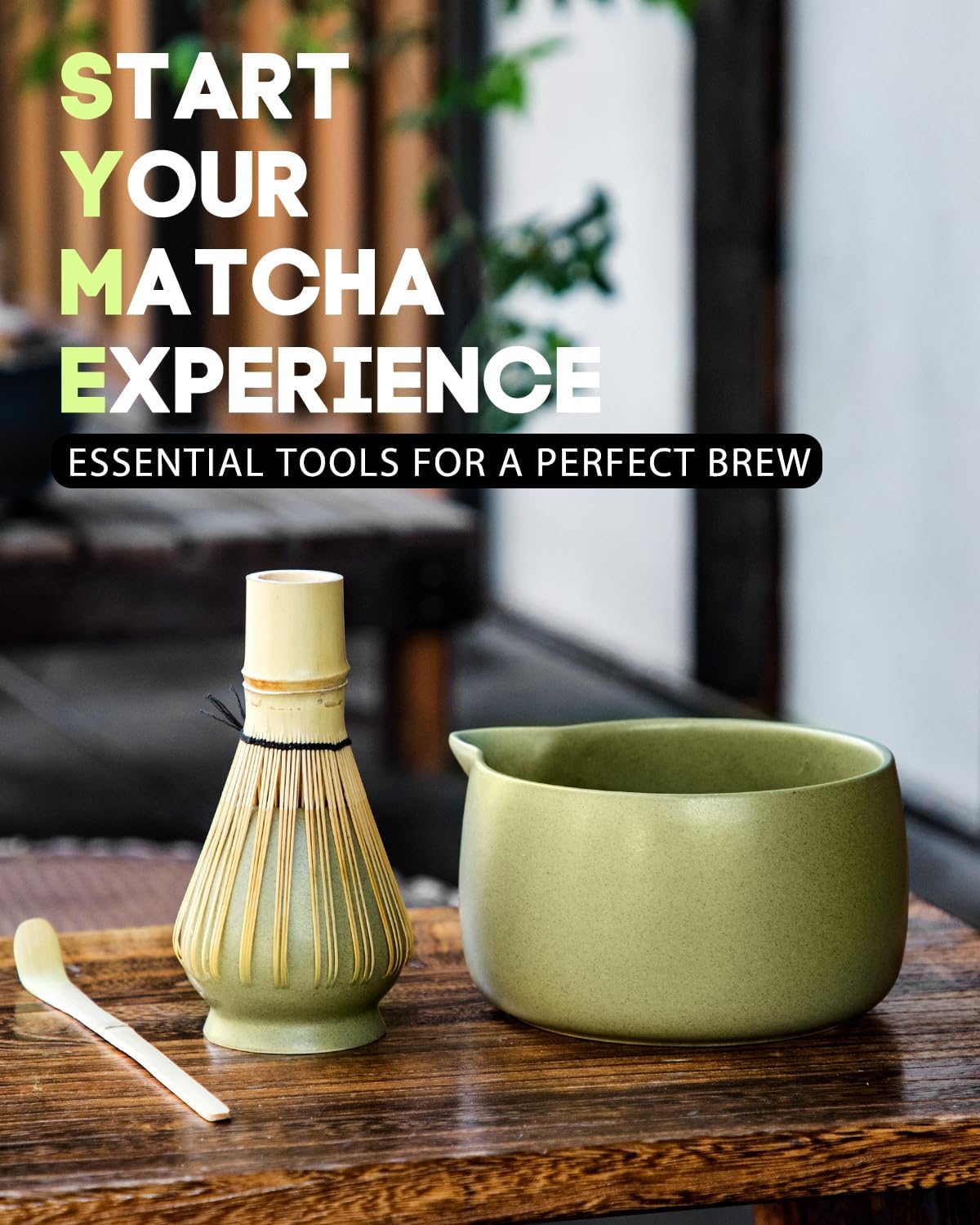 20OZ Matcha Whisk Set - Matcha Kit for Ceremony, Gift for Matcha Lovers