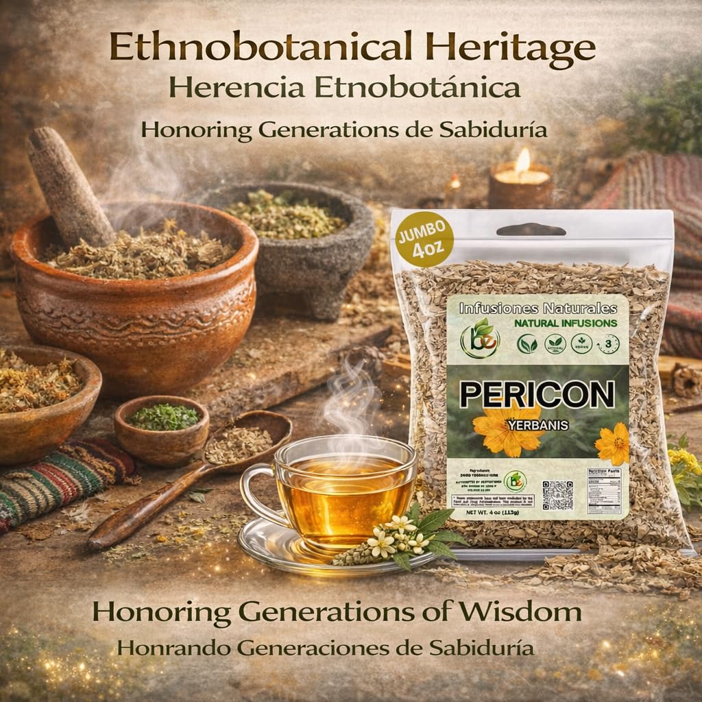 B-Experts PERICON - Pericon (Yerbanis) Herbal Tea 4 oz, 100% All Natural Fresh Tea- vegan-raw