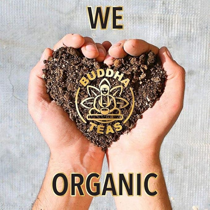 Buddha Teas Organic Wild Cherry Bark Tea - OU Kosher, USDA Organic, Ccof, 18 Bleach-Free Tea Bags