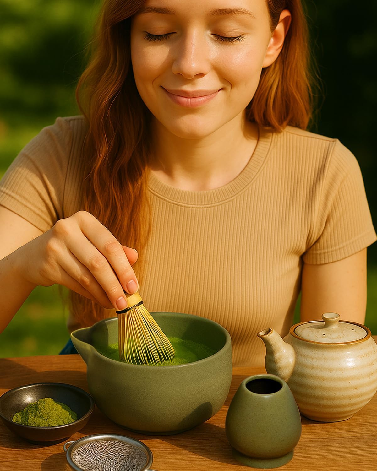 20OZ Matcha Whisk Set - Matcha Kit for Ceremony, Gift for Matcha Lovers