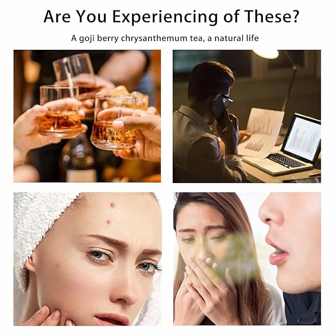 Liver Detox Herbal Tea, Liver Detox Tea Organic, Dandelion Chrysanthemum Cassia Seed Goji Berry Tea, Milk Thistle, Chinese Kidney & Liver Health Tea Bags - 8 Ingredients Natural Blend Formula (2)