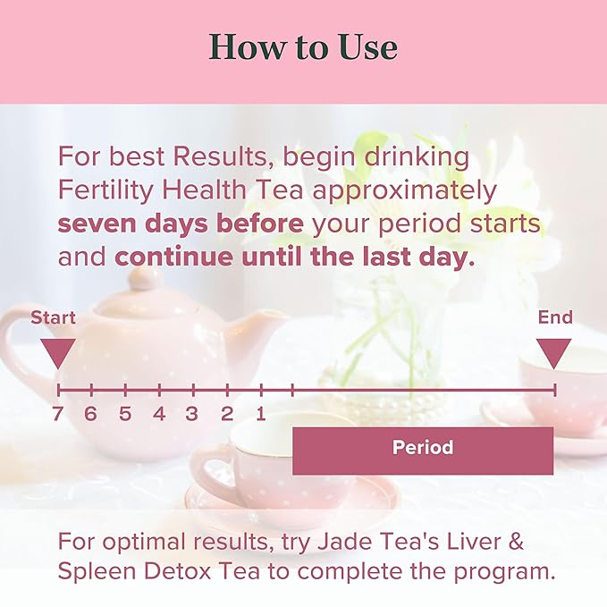 Jade Tea - Organic Women's Herbal Tea, 2 in 1 Tea & Tea - Red Raspberry Leaf, Lady's Mantle, Red Clover, Chamomile, & Damiana Leaf, Cherry Vanilla