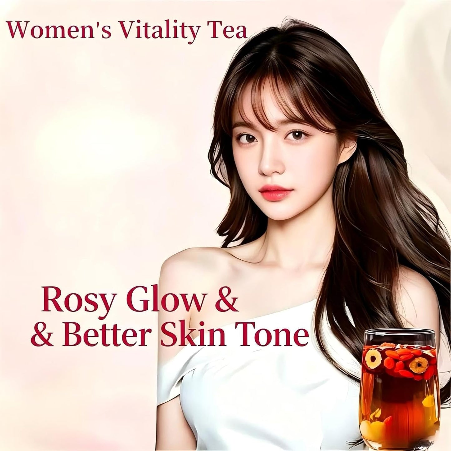Eastrue Ginger Goji Berry Tea-Traditional Chinese Herbal Tea for Women with Jujube Red Dates,Longan, Supports Pregnancy Nausea Relief & Morning Sickness,Postpartum Essentials & Mothers Milks Lactation Tea,Caffeine Free, Organic,(200g/20Bags)