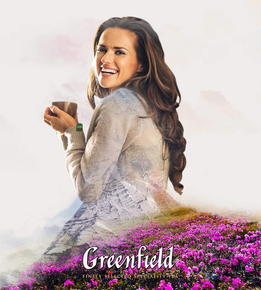 Greenfield Kenyan Sunrise Black Tea - 100 Individually Wrapped Tea Bags - Bold and Rich Kenyan Black Tea from Kericho Highlands - Single Origin Afternoon and Breakfast Tea - 7.05 oz