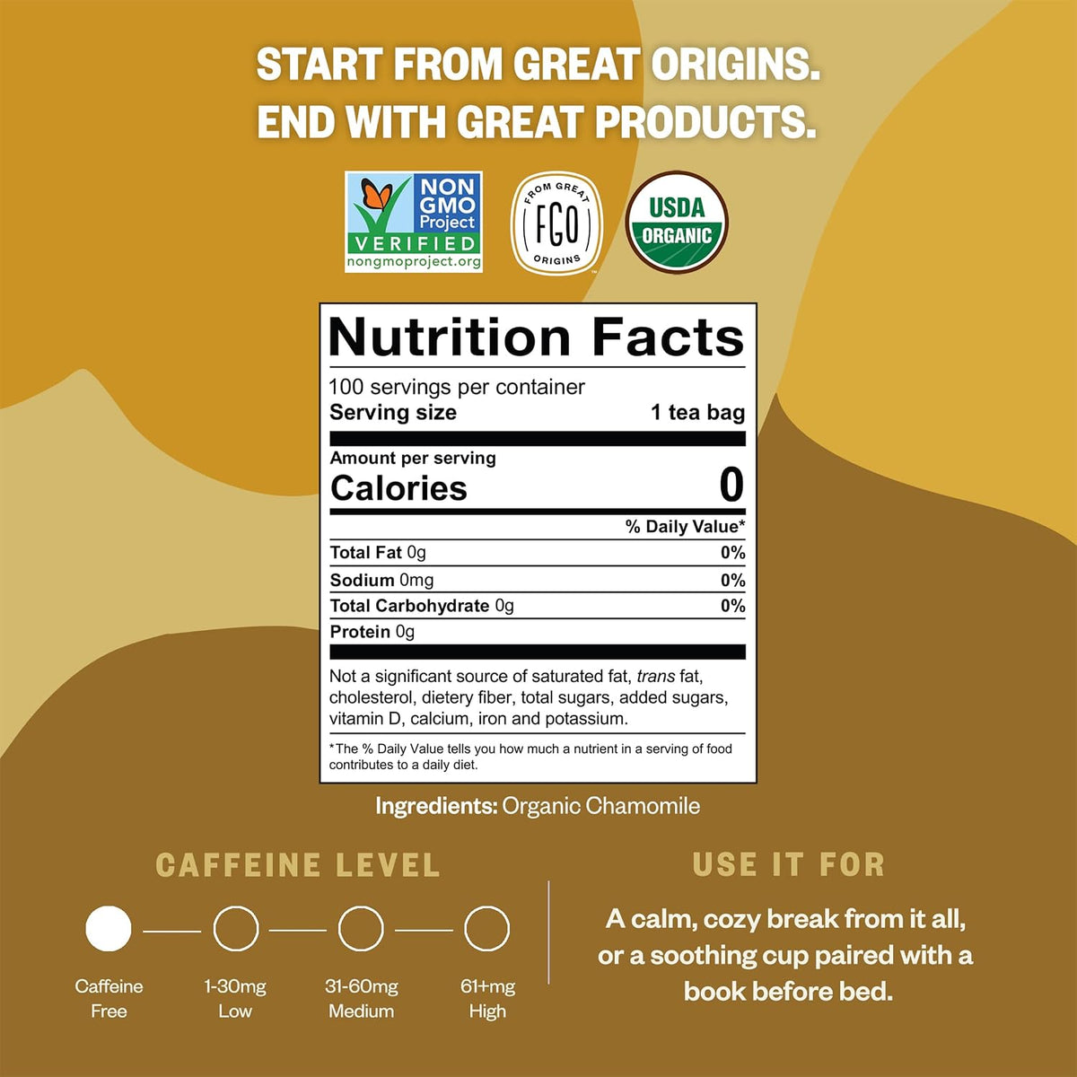 FGO Organic Chamomile Tea
