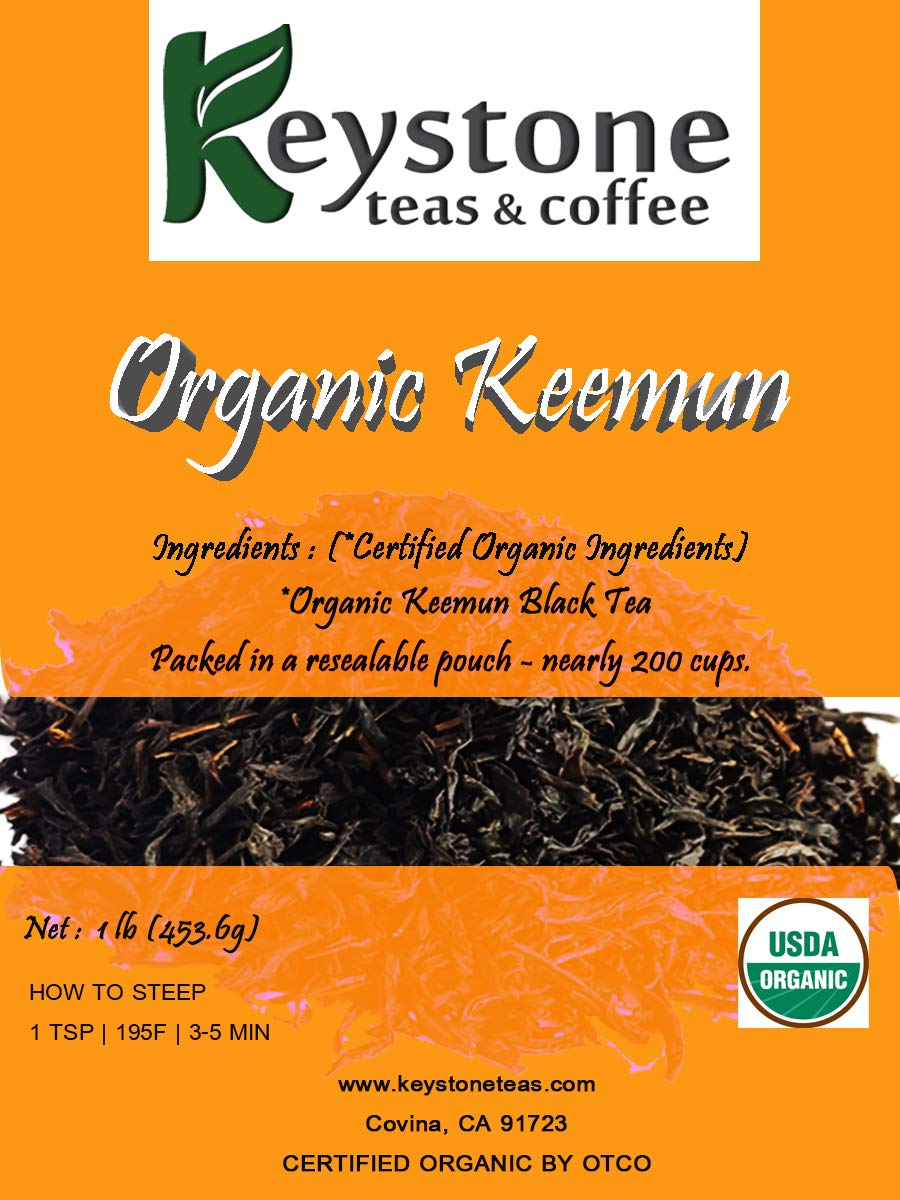 Keystoneteas Organic Bulk ,Keemun Loose Leaf, 16 Ounce
